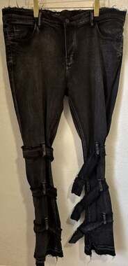 Valabasas Stacked 'Pablo' Nero Jeans